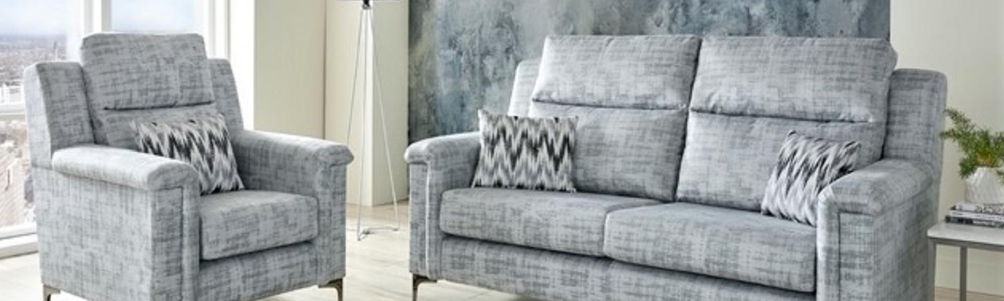 Fabric 2 Seater Sofas
