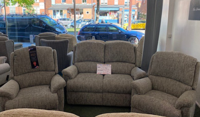 2 Seater, Chair & Recliner